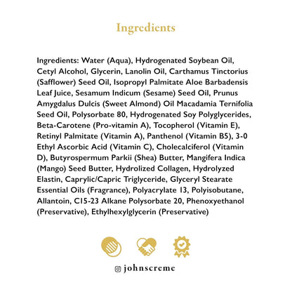 Rich Moisturizing Vitamin E Body Cream