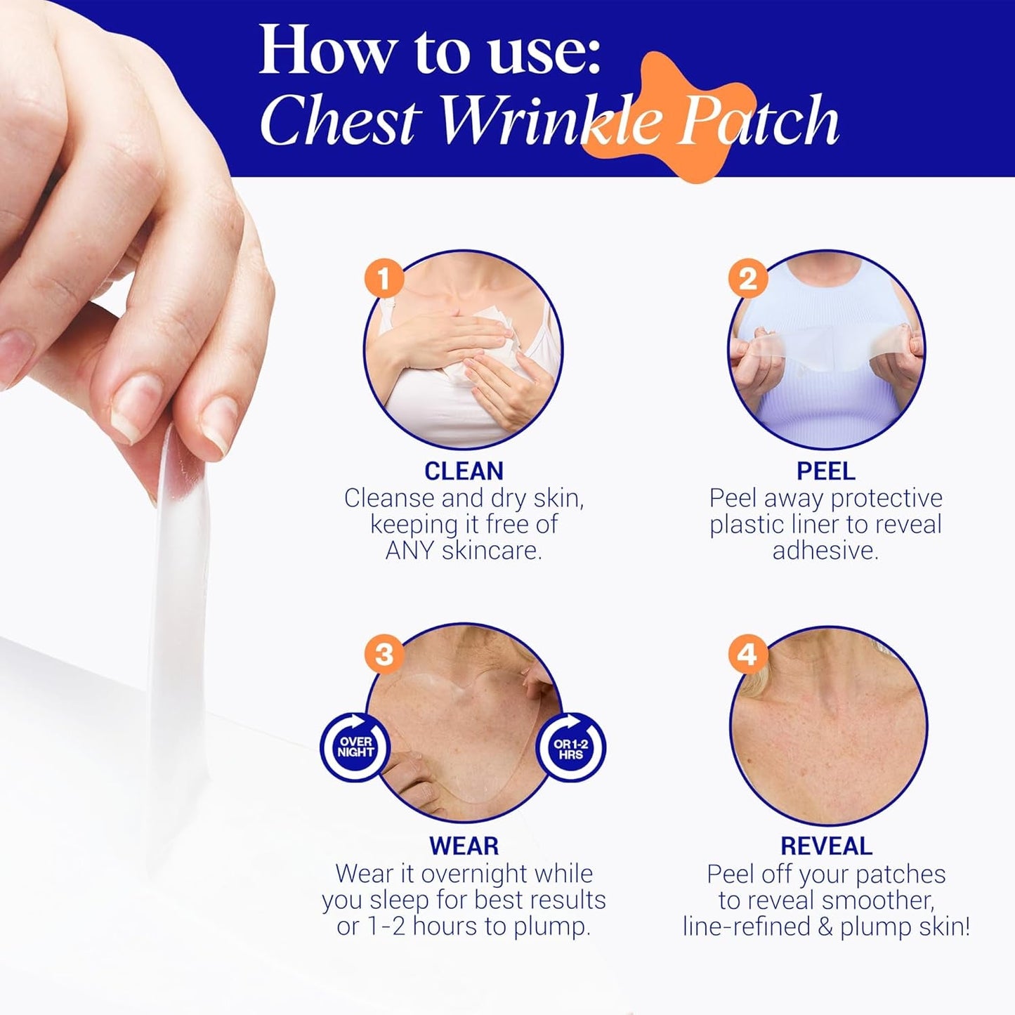 Anti Aging Chest Smoothing Silicone Patch