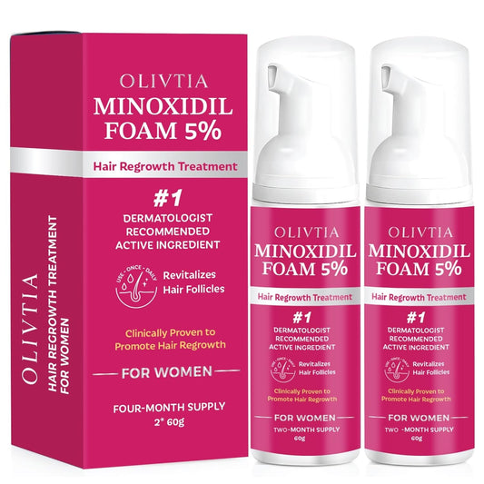Strong Hair Growth Foam for Women - 2 x 60ml - Mycosmeticslondon