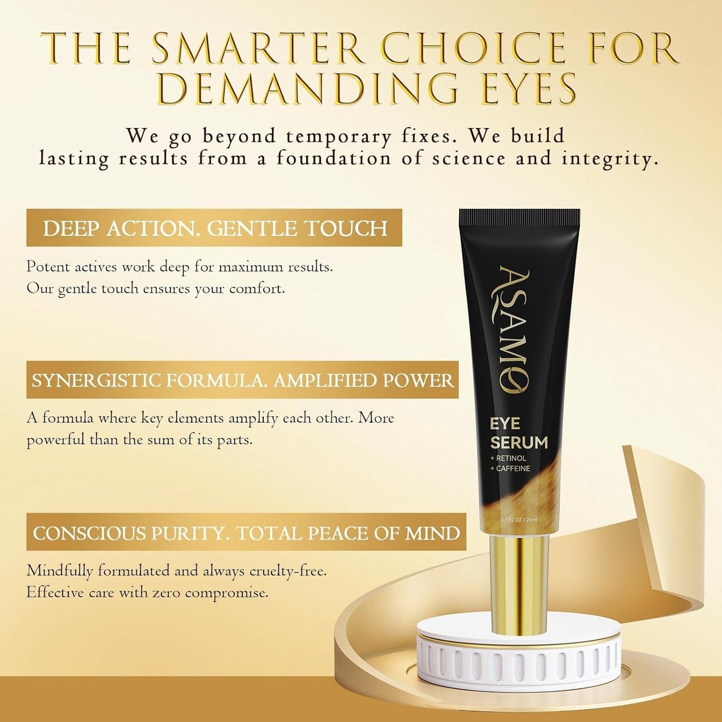 Anti Aging Eye Serum 20ml - Wrinkle Reducing & Smoothing