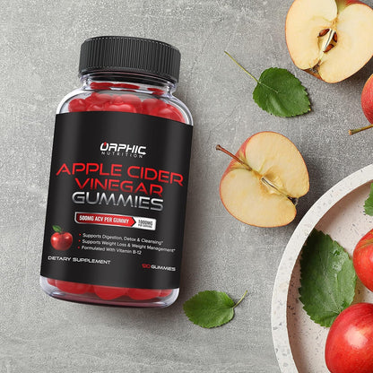 Natural Apple Cider Vinegar Gummies for Digestion Boost
