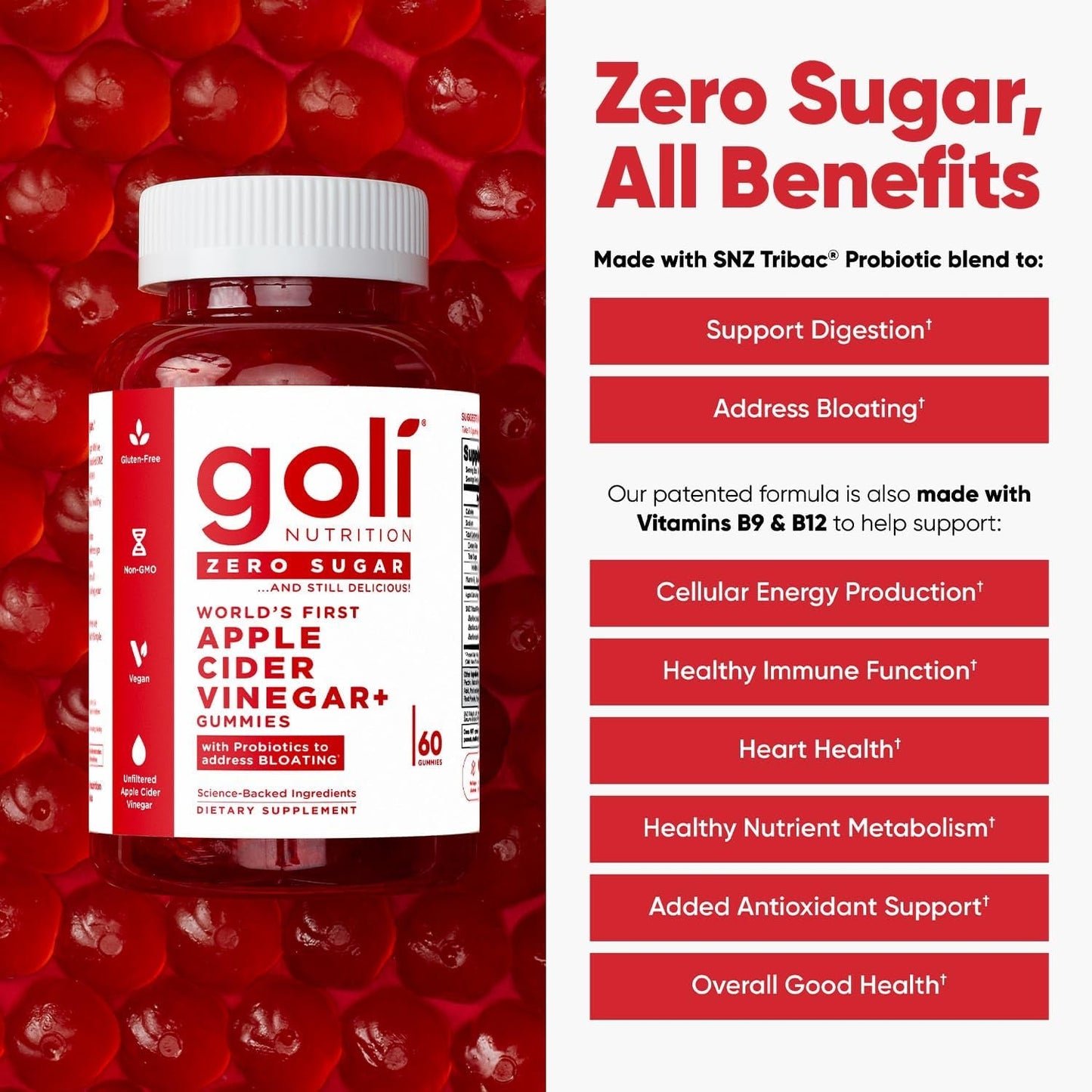 Tasty Apple Cider Vinegar Gummies for Digestive Health
