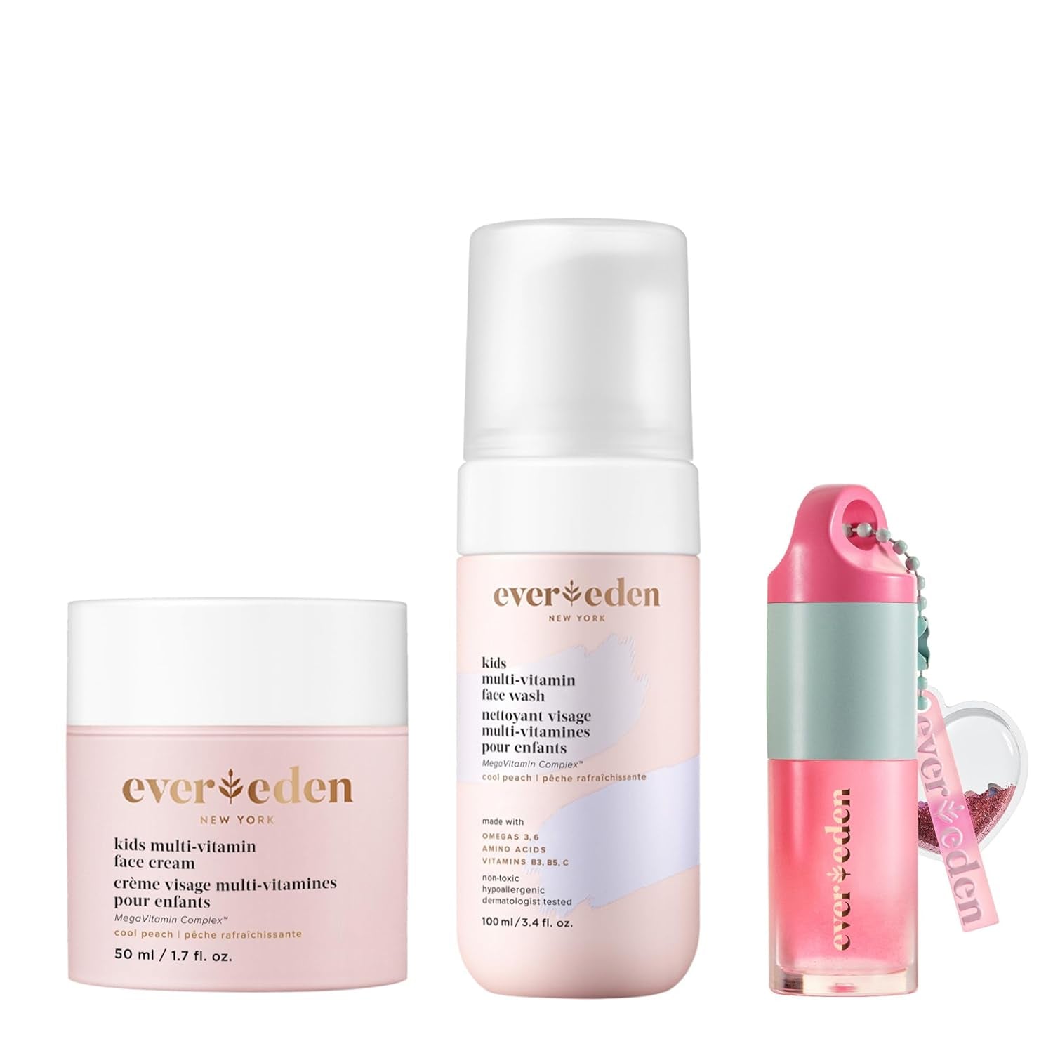 Natural Kids Skincare Set - Gentle Face & Lip Care - Mycosmeticslondon