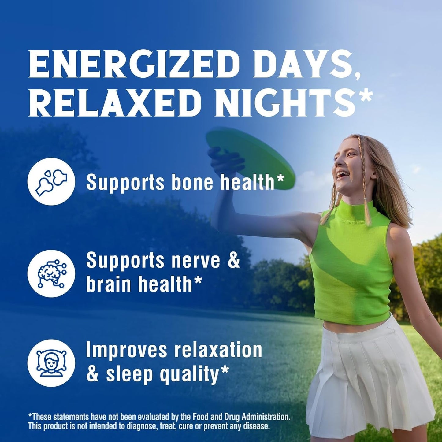 Best Magnesium Supplement 120 Capsules - Sleep Aid