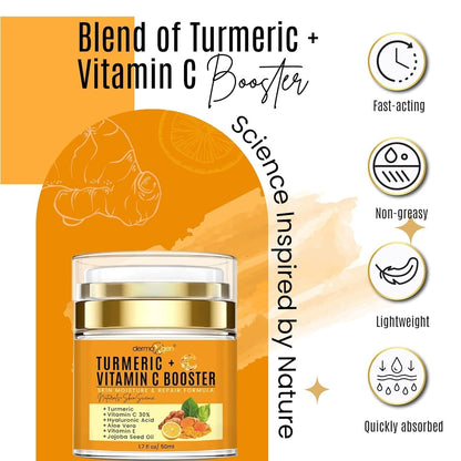 Natural Turmeric Face Cream with Vitamin C - 50ml