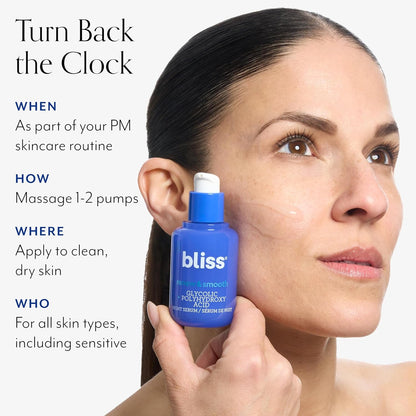 Glowing Skin Night Serum 30ml - Glycolic Acid Face Renewal