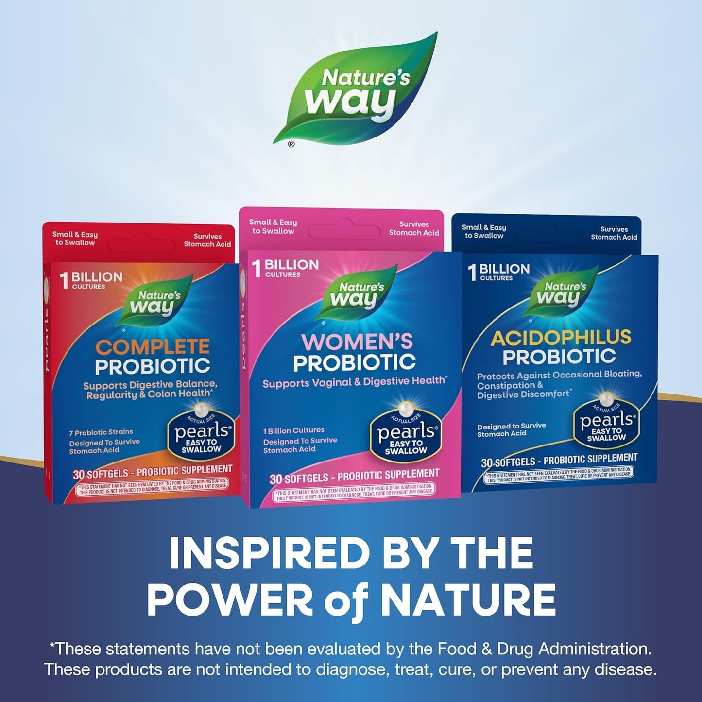 Probiotic Supplements for Women - 30 Softgels Digestive Health