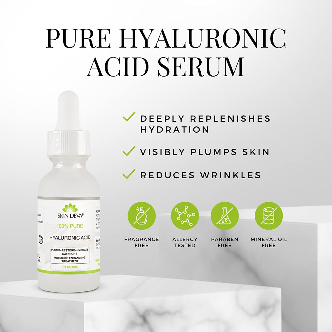 Natural Hyaluronic Acid Serum for Plump Skin