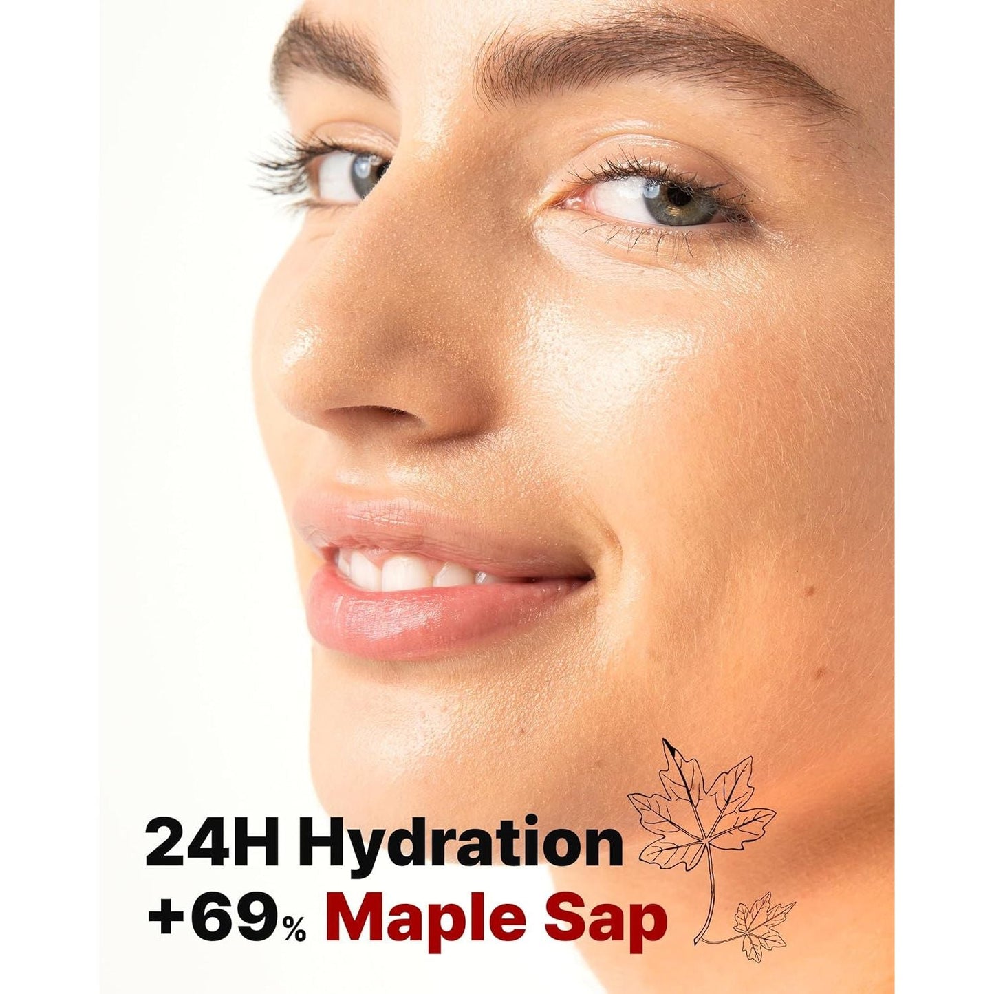 Natural Hydrating Face Moisturizer Cream with Maple Extract