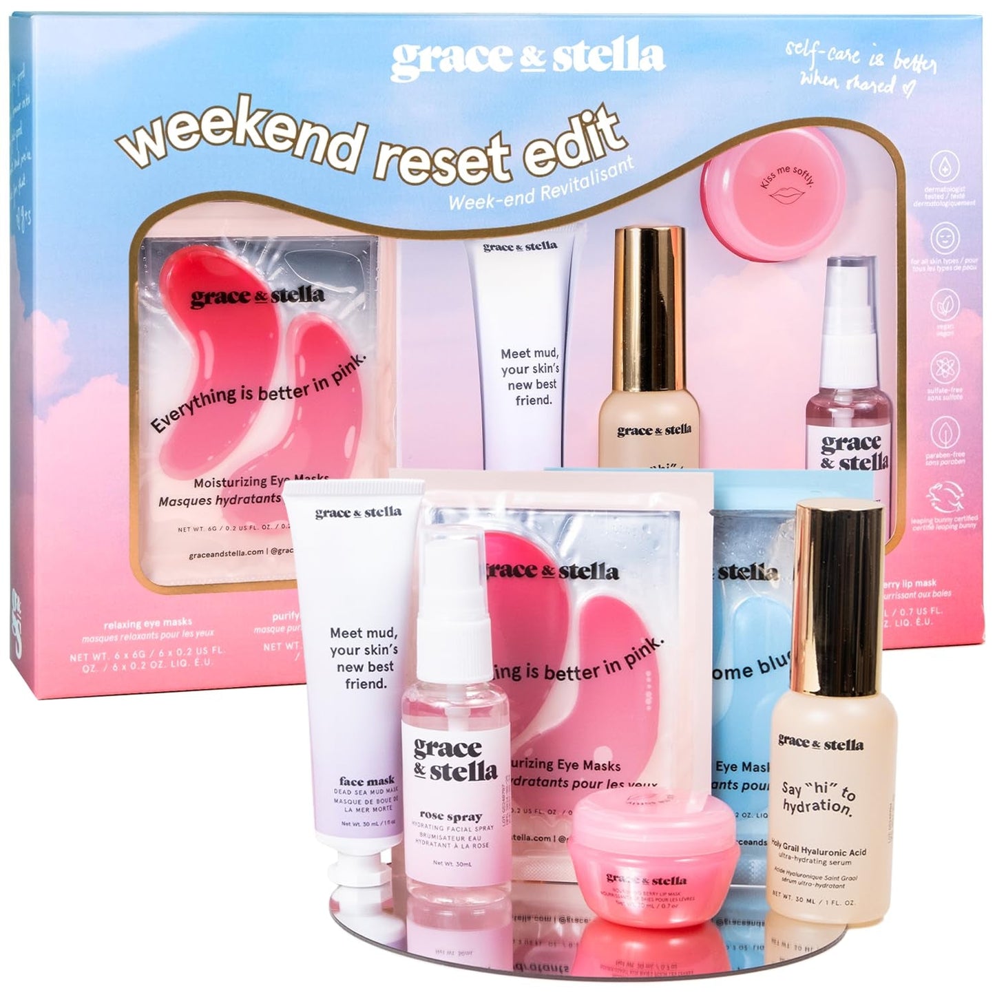 Natural Vegan Skincare Gift Set for Glowing Skin - Mycosmeticslondon
