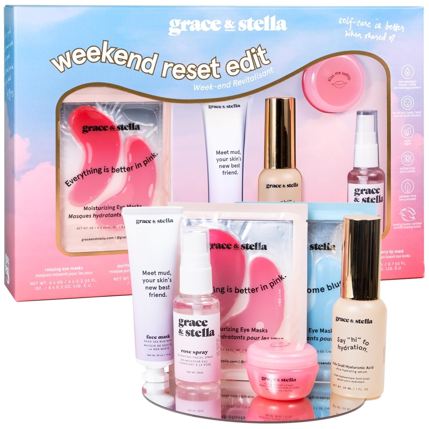 Natural Vegan Skincare Gift Set for Glowing Skin - Mycosmeticslondon