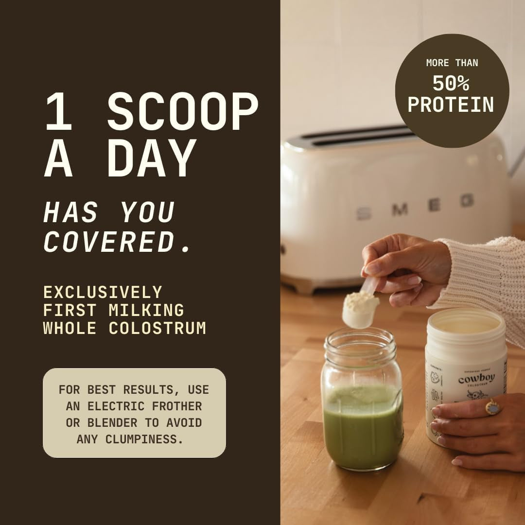Premium Vanilla Colostrum Powder Supplement
