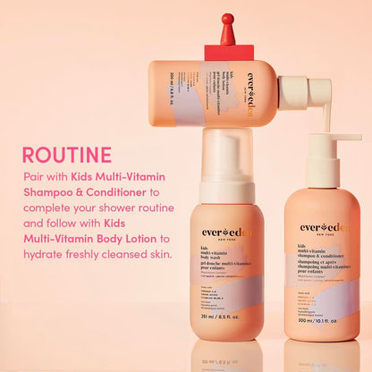 Gentle Kids Body Wash Peach Scent - Nourishing Skin Cleanser