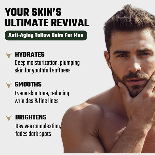 Natural Moisturizing Face Cream For Men - Anti Aging Skin Care