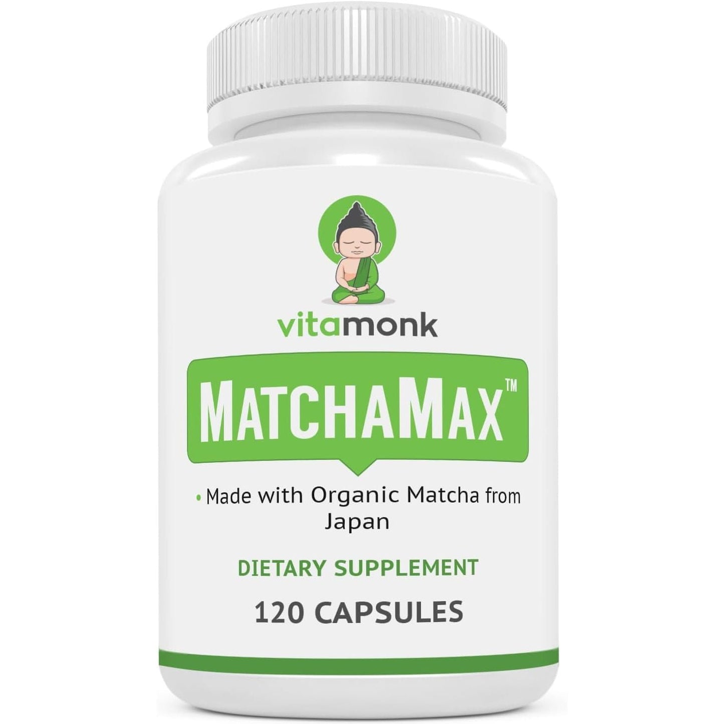 Green Tea Matcha Supplement Capsules - Boost Energy Focus - Mycosmeticslondon