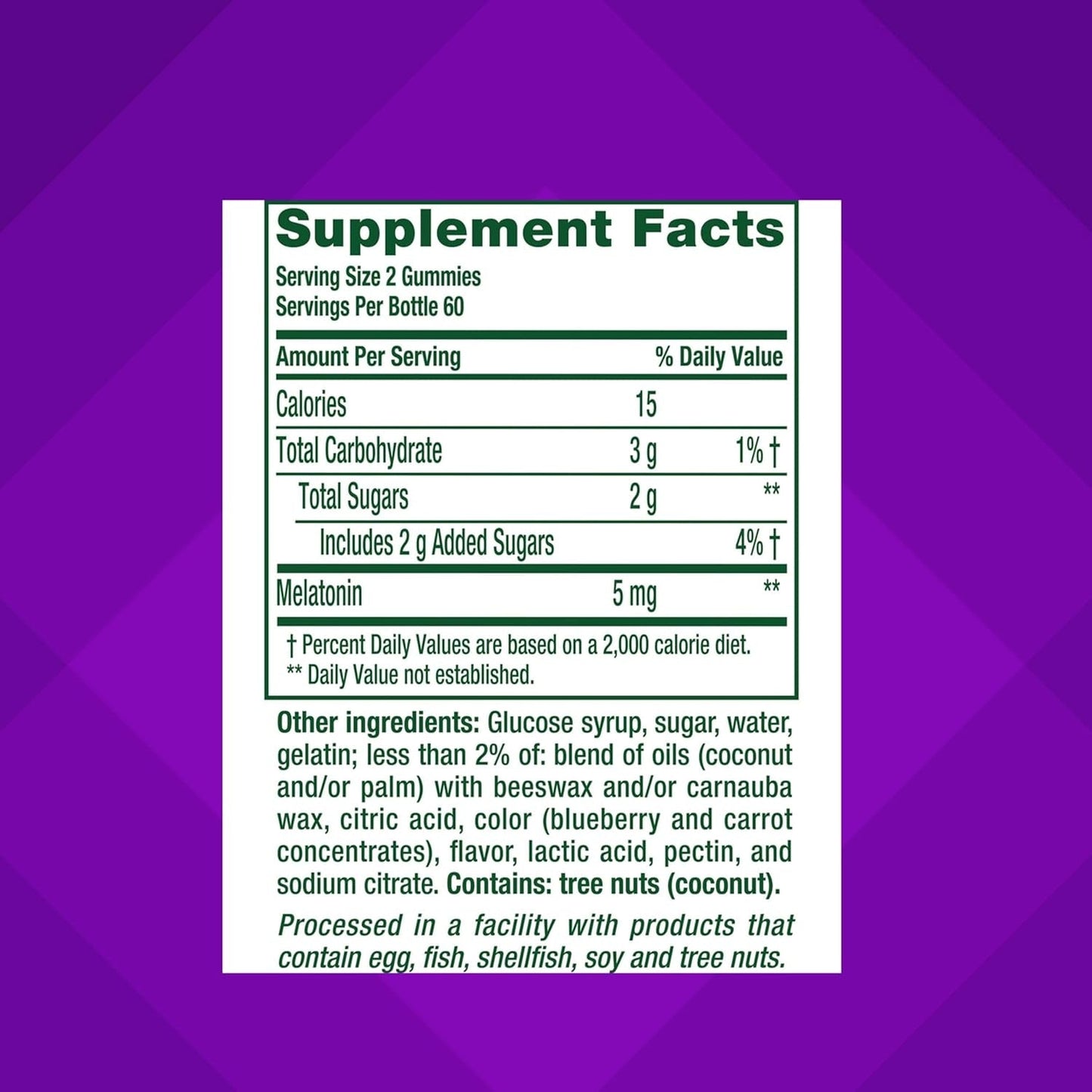 Strong Melatonin Gummies for Sleep Aid