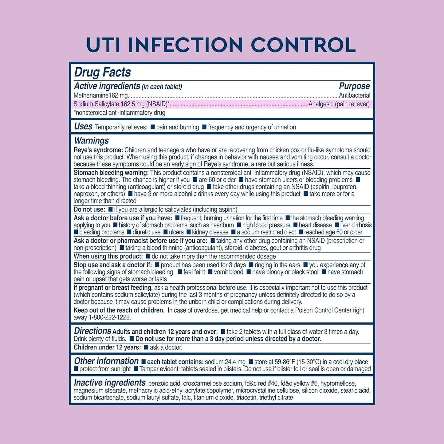 Quick UTI Relief Kit with Tests & Natural Remedies