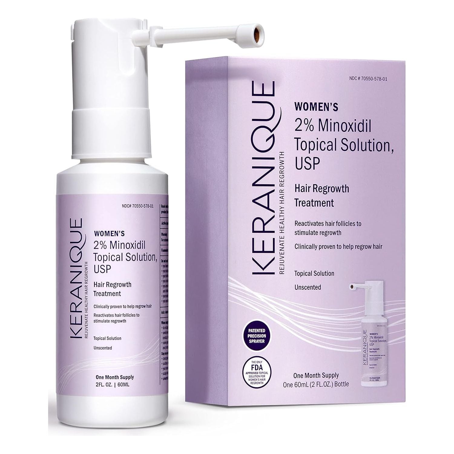 Strong Hair Growth Serum for Women 2% Minoxidil - Mycosmeticslondon