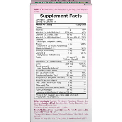 Premium Hair Skin Nails Vitamins with Biotin