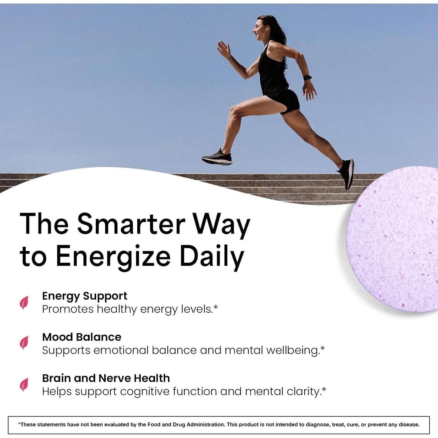 Easy Absorb Vegan B12 Tablets for Energy & Focus