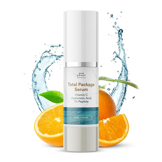 Advanced Anti Aging Face Serum 30ml with Peptides and Vitamin C - Mycosmeticslondon