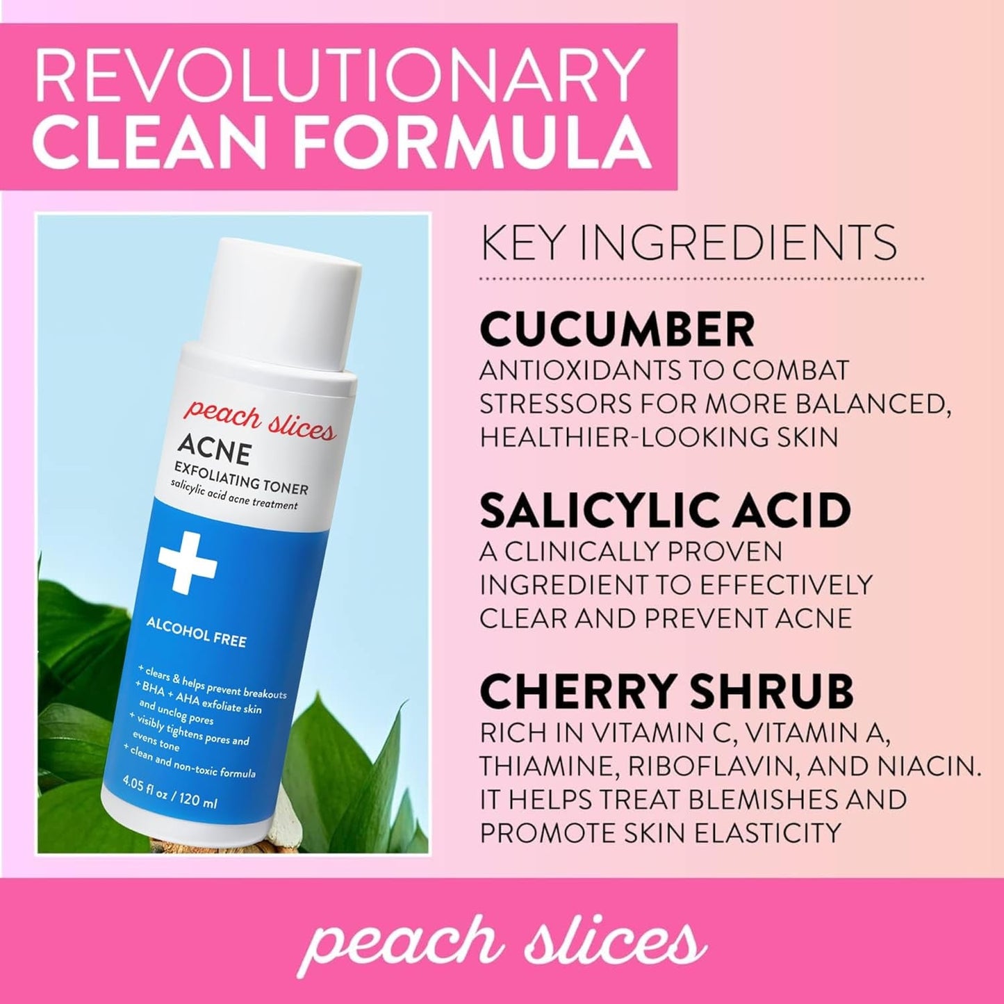 Gentle Acne Toner with Salicylic Acid for Clear Skin