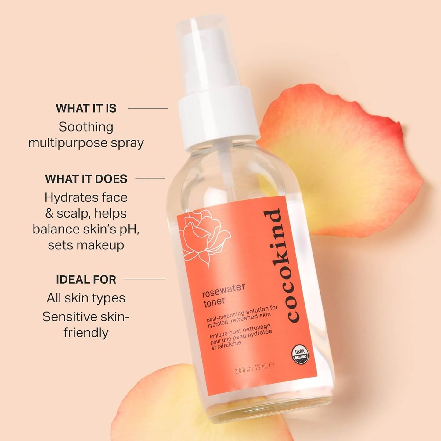 Gentle Rosewater Face Toner - 112ml