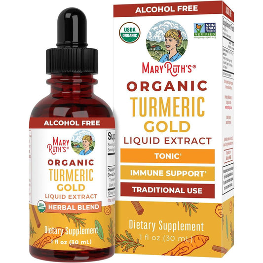 Natural Turmeric Immune Support Liquid Drops - Mycosmeticslondon