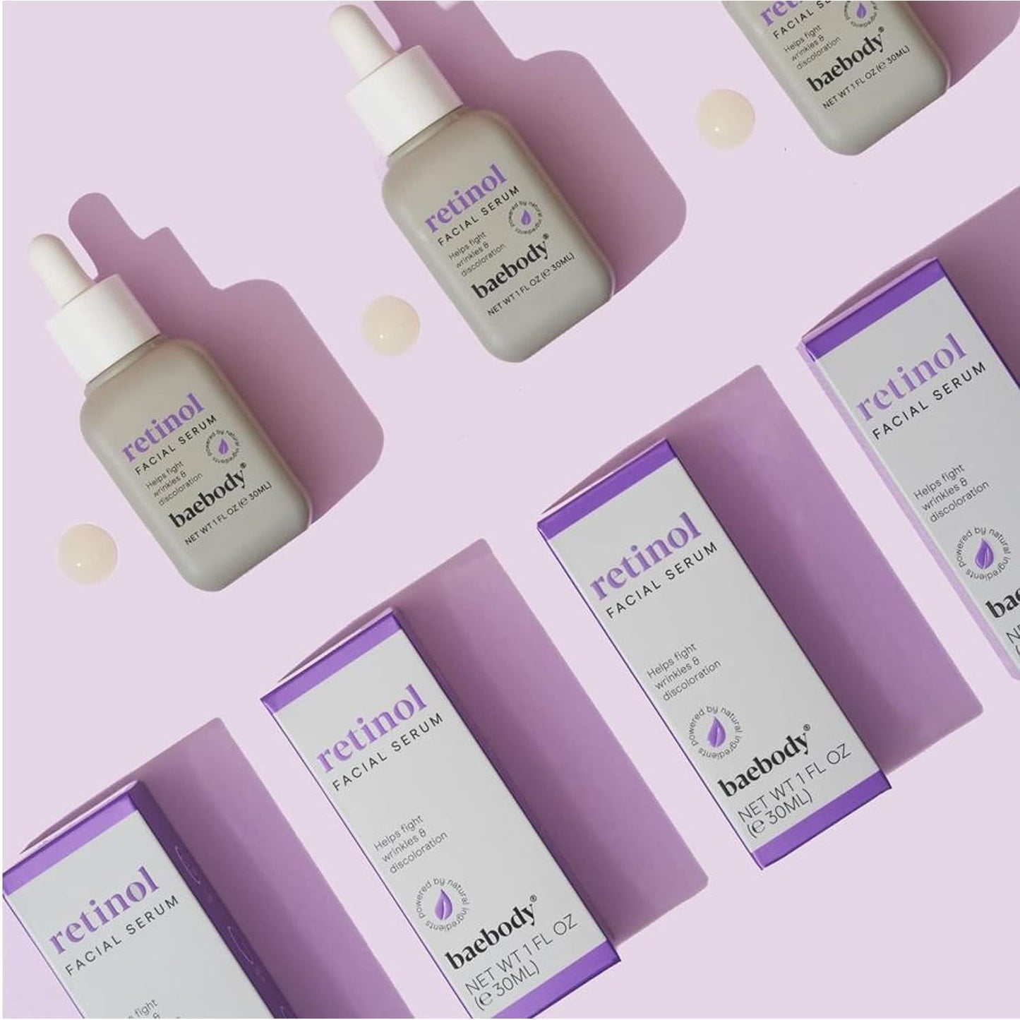 Anti Aging Night Serum with Vitamin E and Green Tea