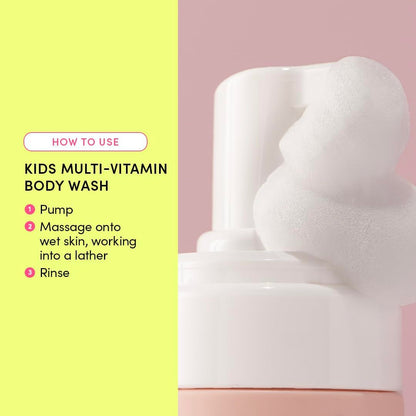 Gentle Kids Body Wash Peach Scent - Nourishing Skin Cleanser