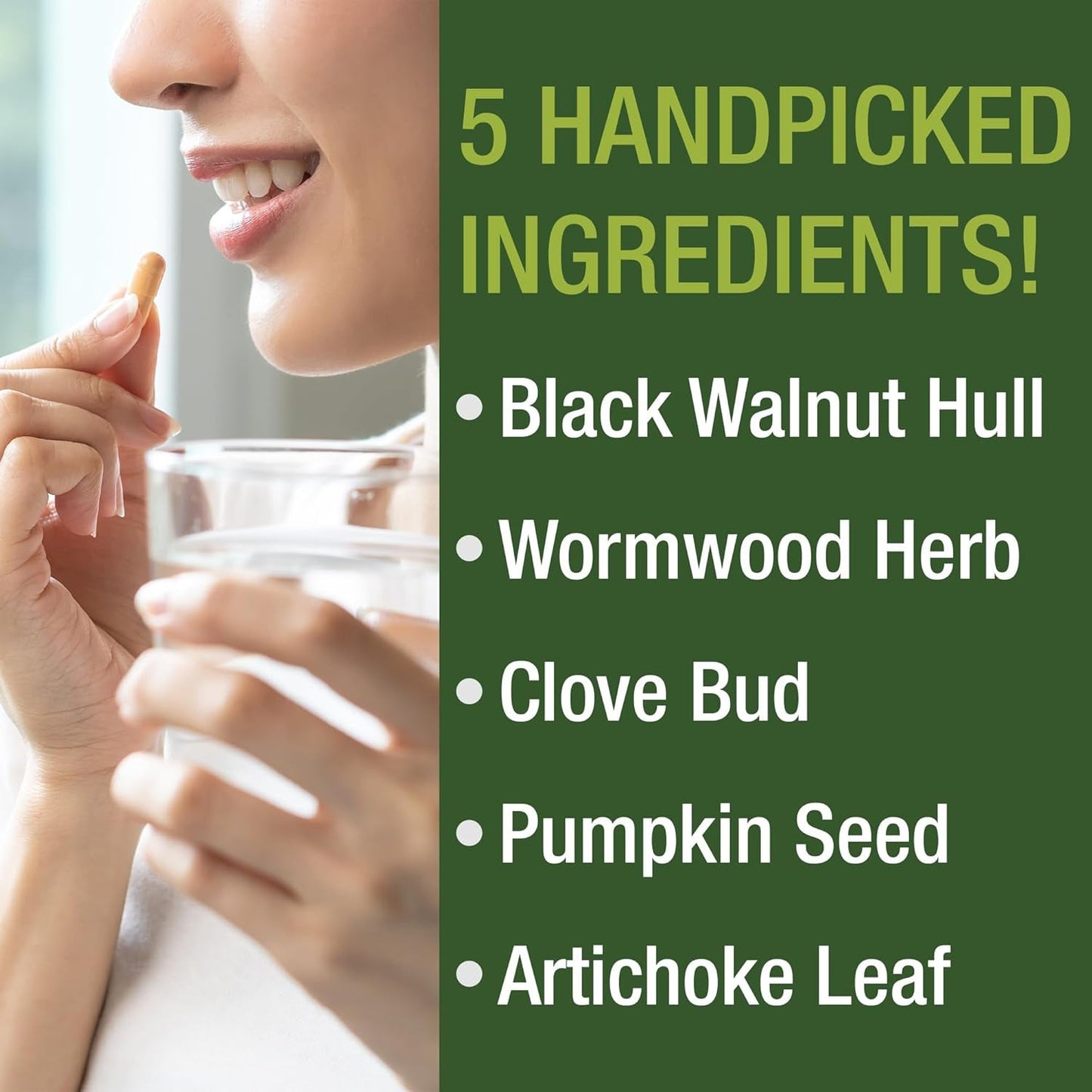 Natural Herbal Cleanse Detox Supplement - 30 Capsules