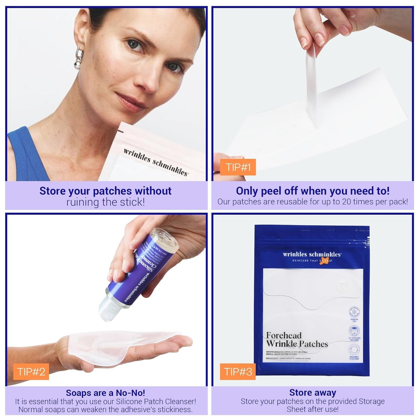 Anti Aging Forehead Smoothing Patches