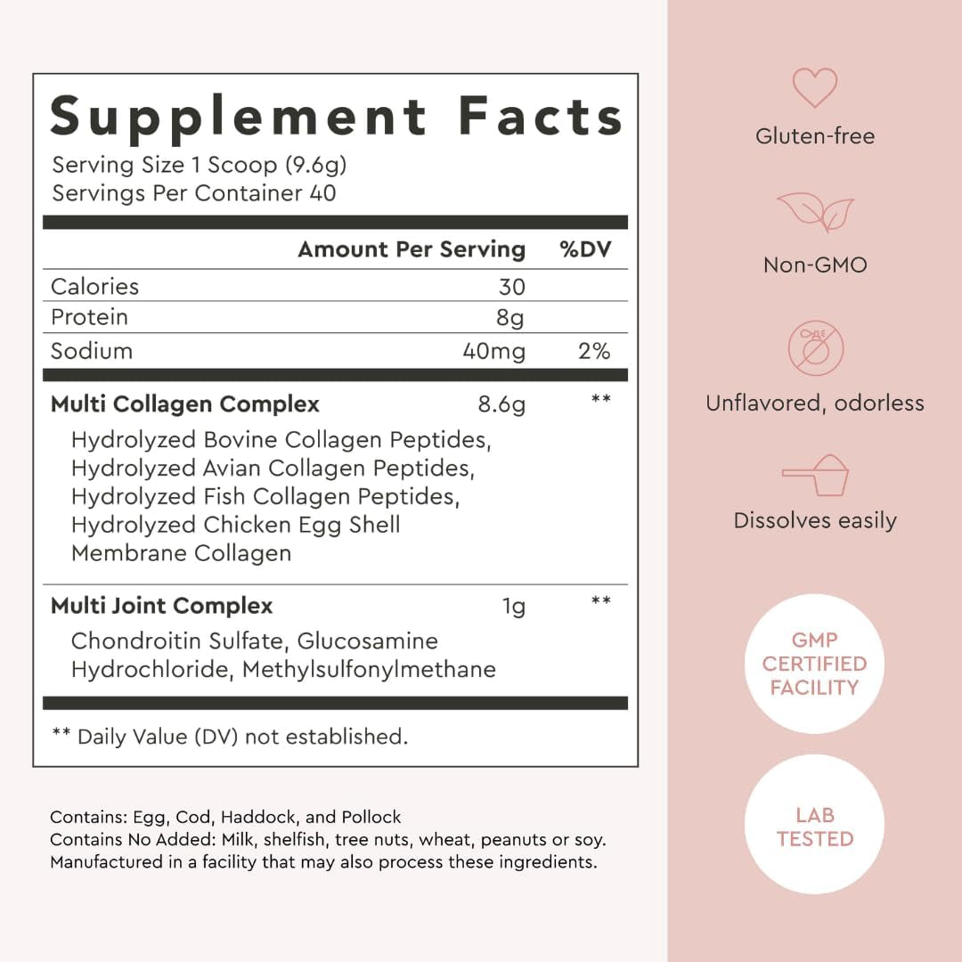 Premium Multi Collagen Powder Skin Hair Nail Revitalizer