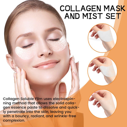 Rejuvenating Eye Mask and Serum Set - Anti Aging Skincare