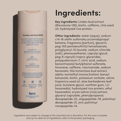 Thickening Shampoo for Thin Hair 2 Pack 190ml