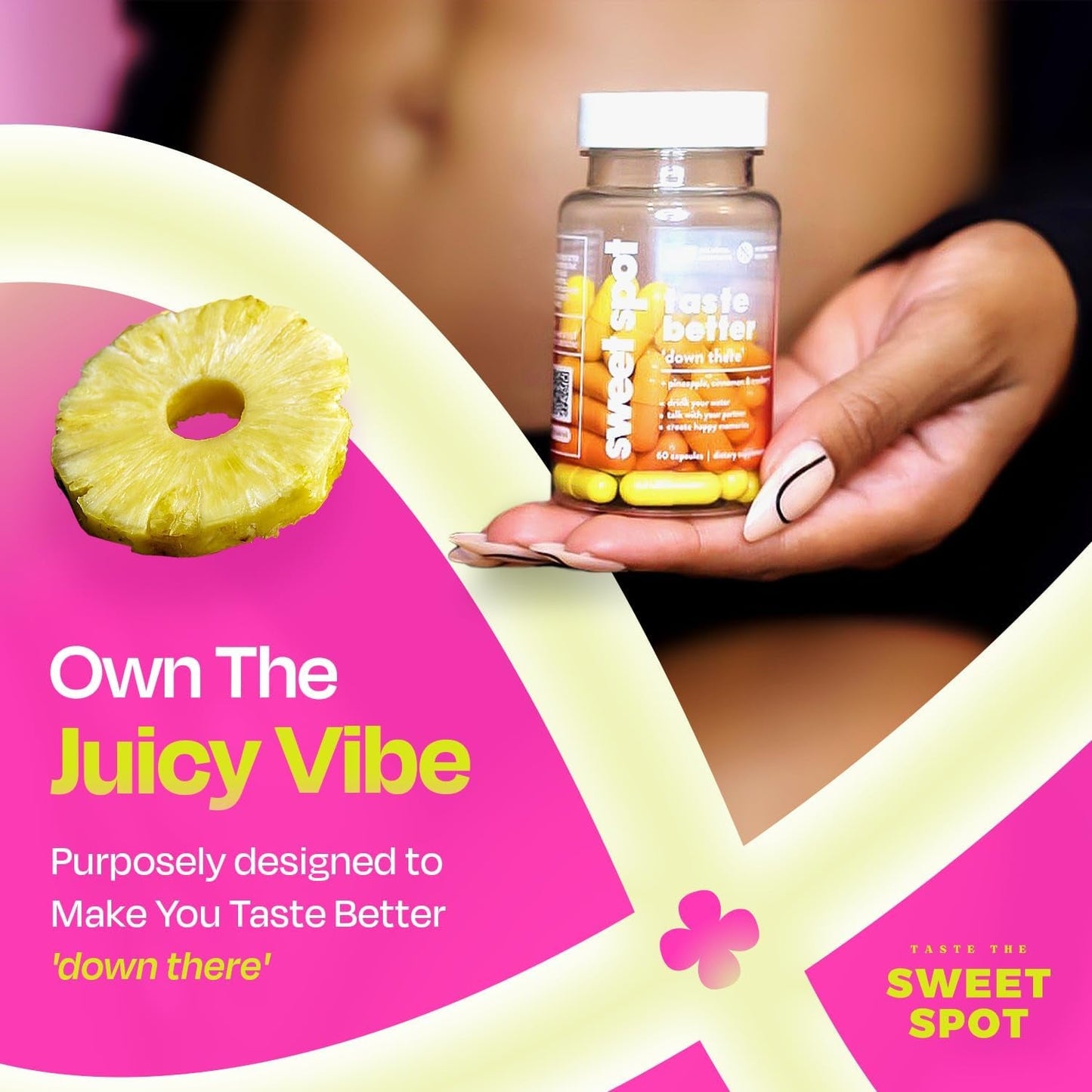 Natural Feminine Health Probiotics with Cranberry & Pineapple