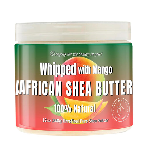 Nourishing Mango Shea Body Butter 340g - Rich Moisture - Mycosmeticslondon