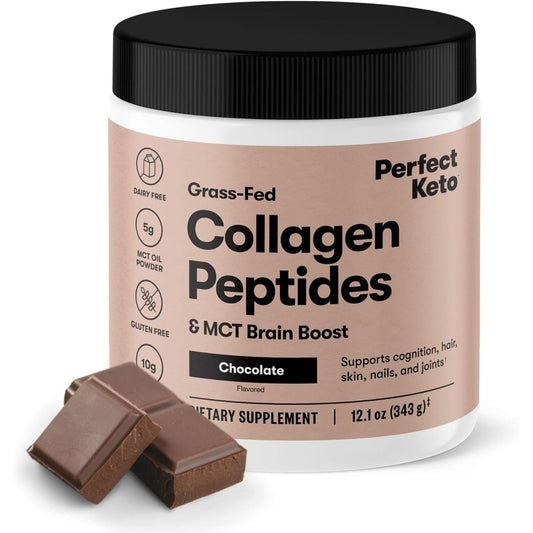 Delicious Low Carb Chocolate Keto Collagen Protein Powder - Mycosmeticslondon