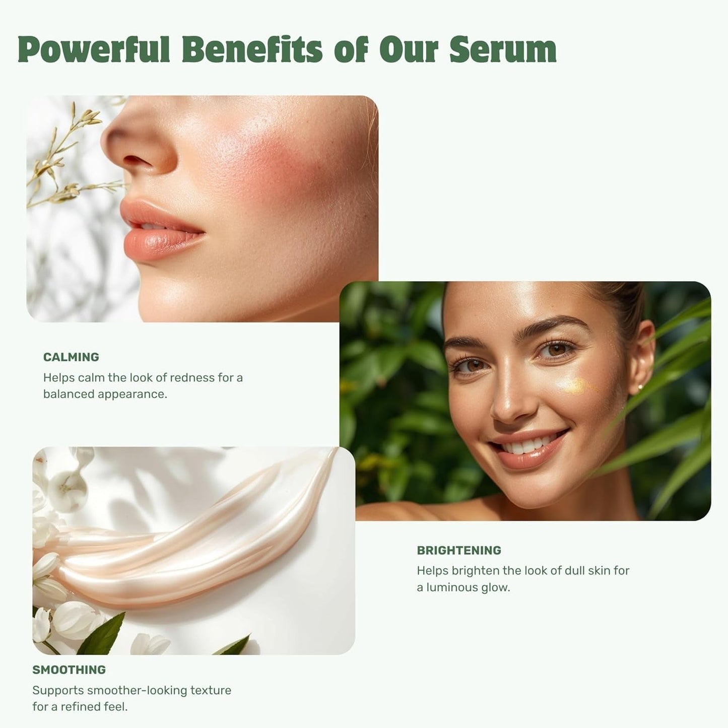 Natural Green Tea Face Serum Moisturize & Brighten