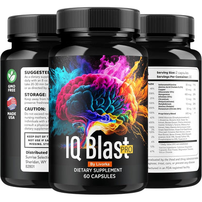 Brain Boost Supplement Pills - 2 Pack, 120 Count