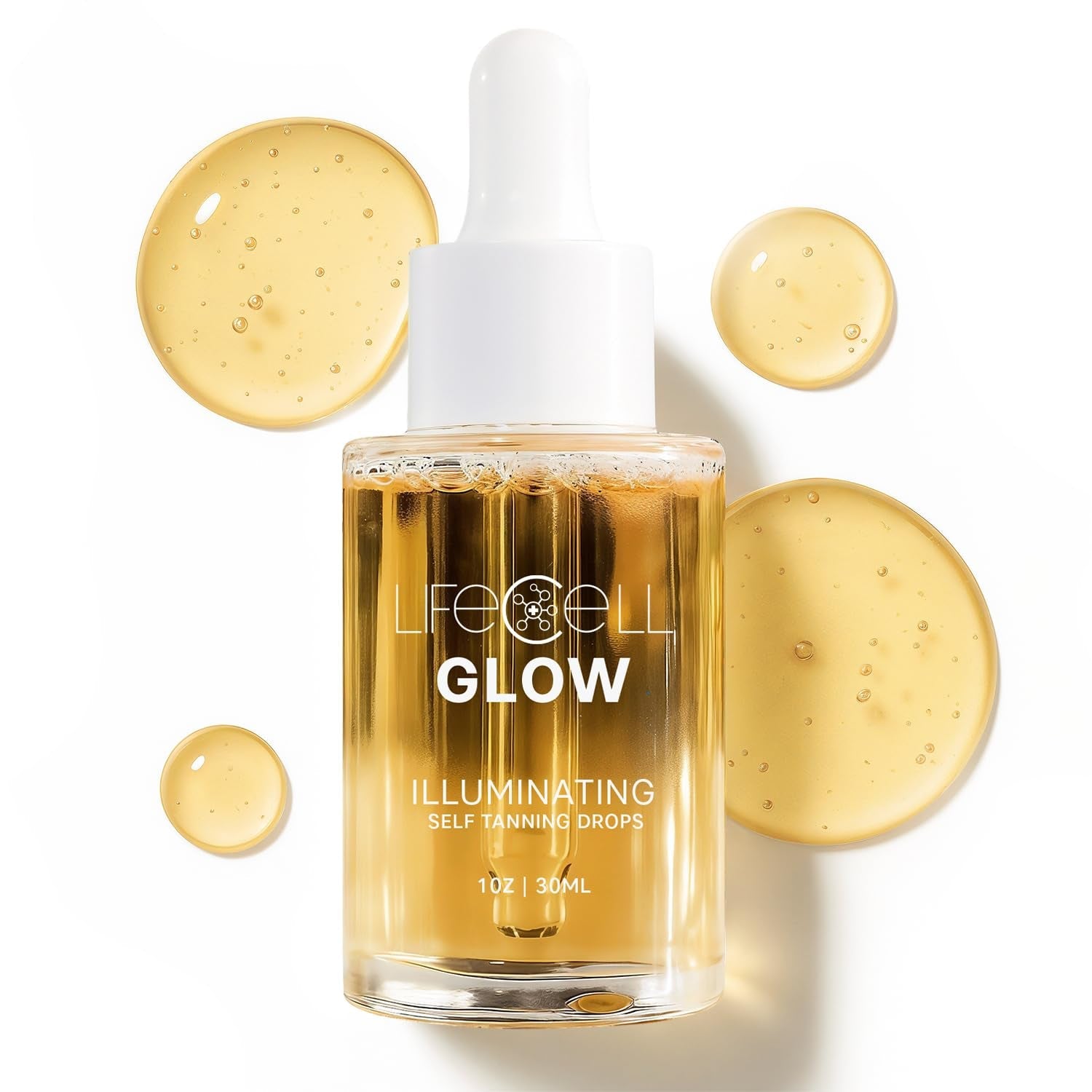 Natural Glow Self Tan Drops - 30ml Hydrating Facial Serum - Mycosmeticslondon