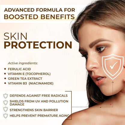 Natural Vitamin C Face Serum - Anti Aging Moisturizer