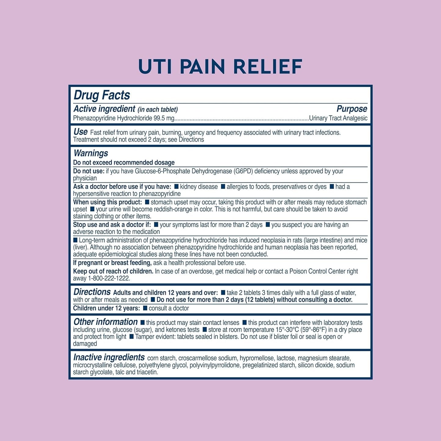 Quick UTI Relief Kit with Tests & Natural Remedies