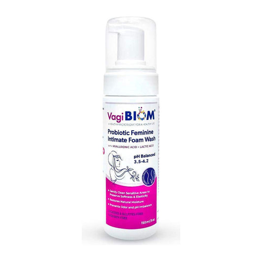Gentle Feminine Foam Cleanser - Soothing pH Balance Wash - Mycosmeticslondon