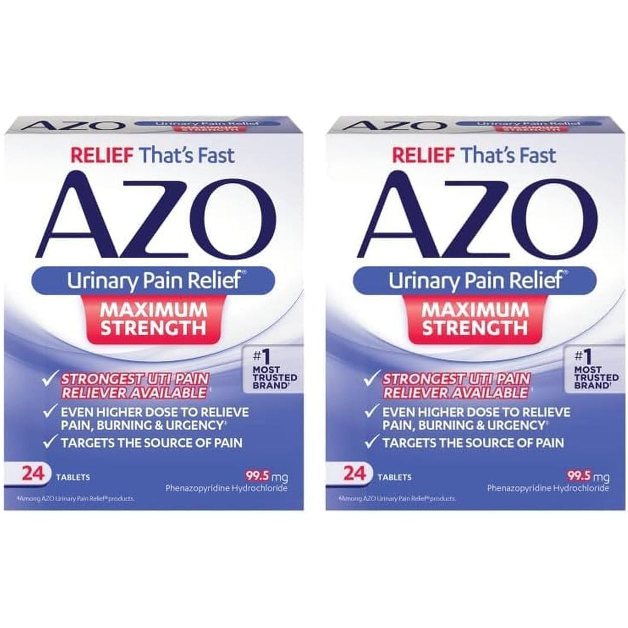 Quick UTI Pain Relief Tablets - 48 Count - Mycosmeticslondon