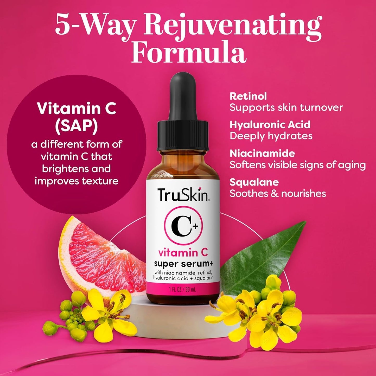 Effective Vitamin C Anti Aging Face Serum