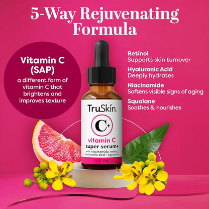Effective Vitamin C Anti Aging Face Serum