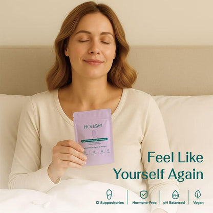 Natural Vaginal Moisturizing Suppositories with Vitamin E