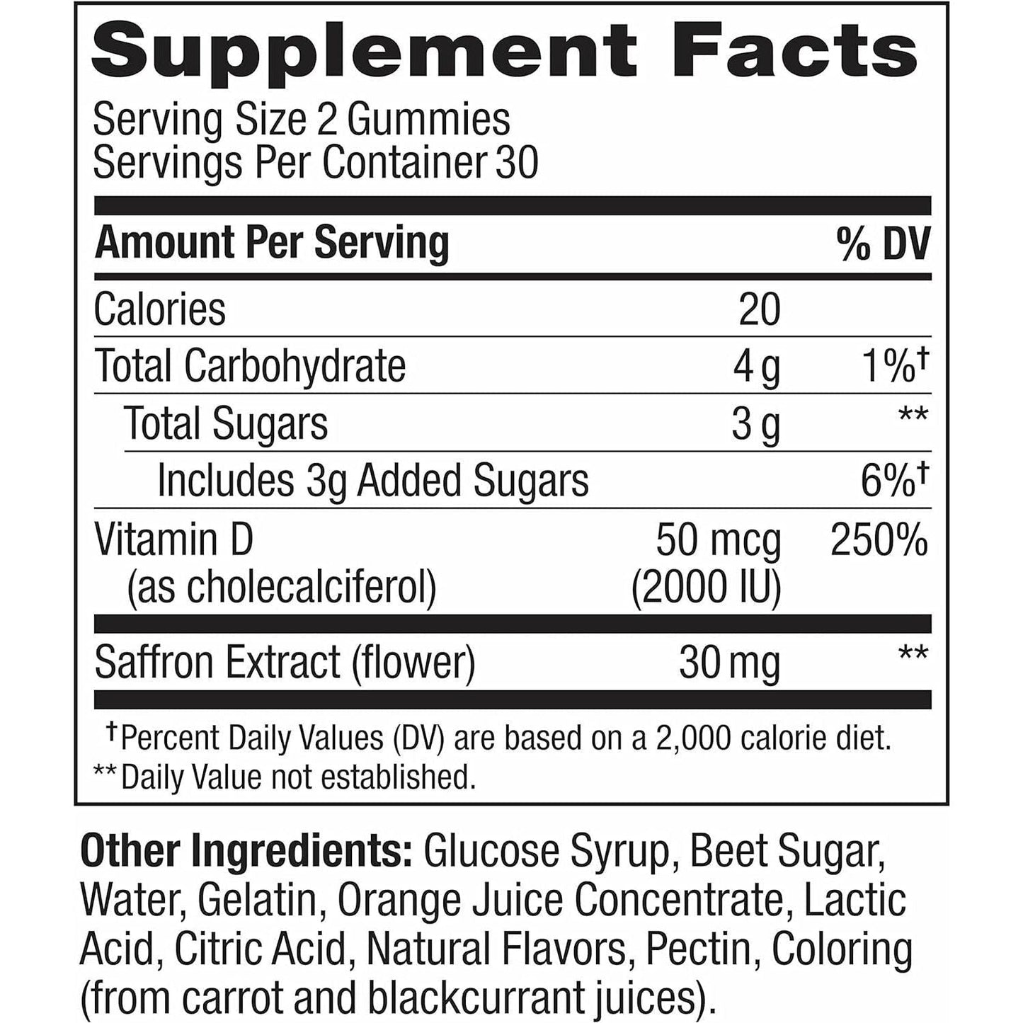 Happy Mood Gummy Vitamins 60 Count