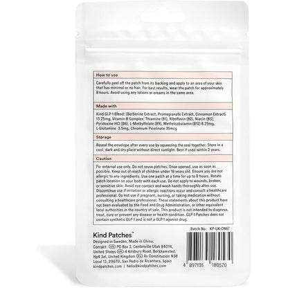 Natural Weight Loss Patches 3 Pack